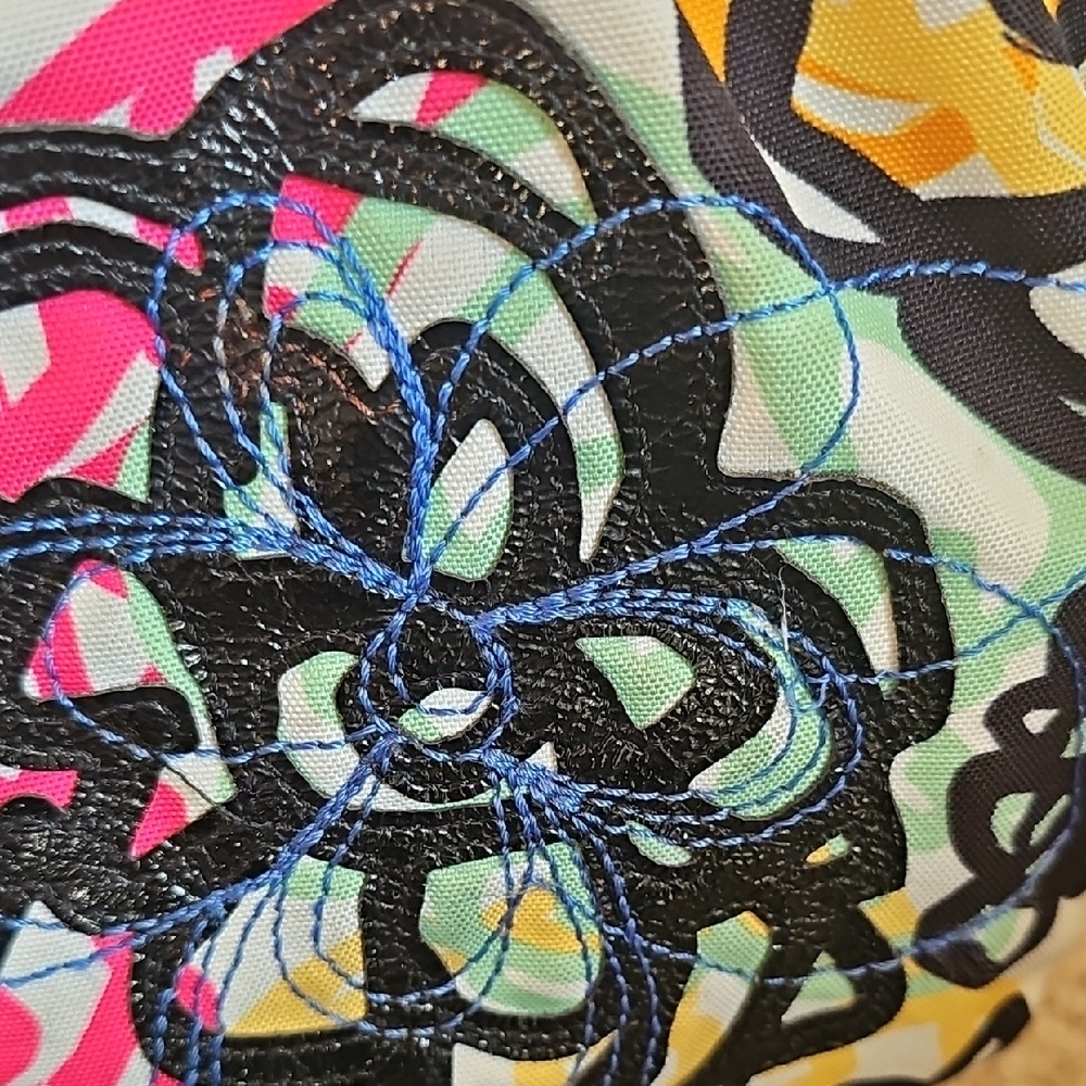 Coach Poppy Graphic Blossom Graffiti Glam Tote - Picture 7 of 16